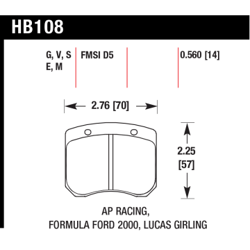 Hawk Pads - AP Racing