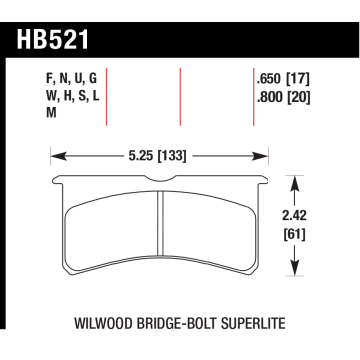 Hawk Pads - Wilwood Superlite 7420