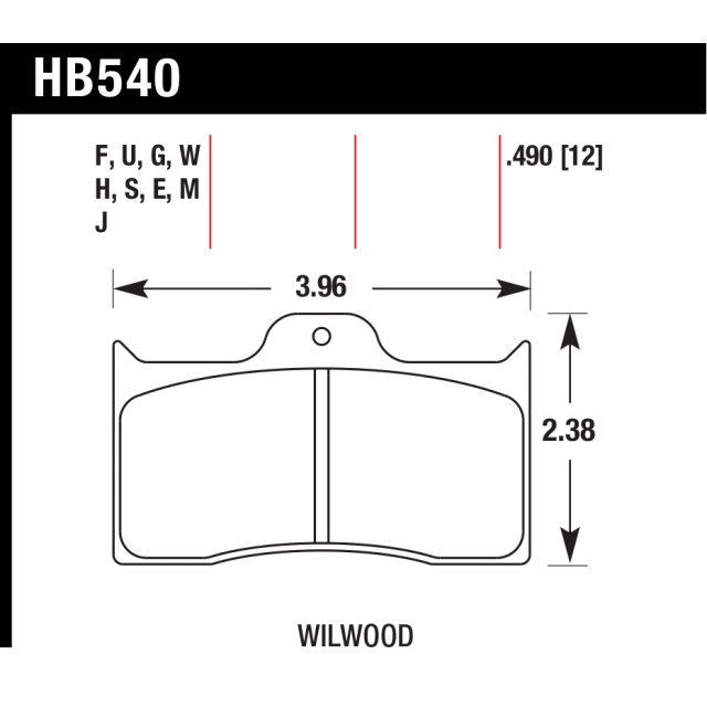 Hawk Pads - Wilwood