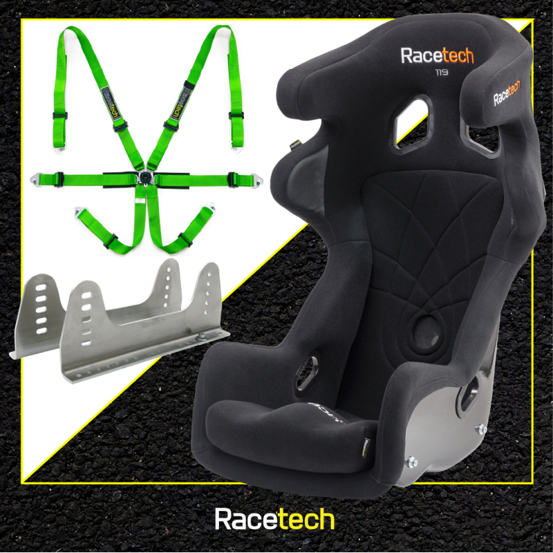 Seat, Brackets & Harness Combo 3